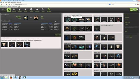 how to bet items on dota2lounge